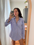 Combo pareo + camicia Ralph Lauren • azzurro e arancione
