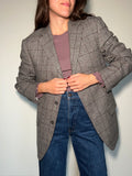 Blazer principe di Galles con riga viola