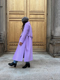 Cappotto sartoriale lilla