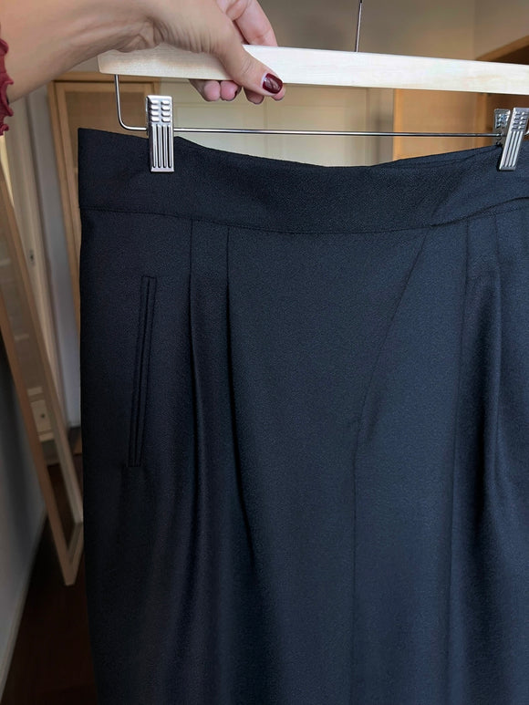 PRE ORDINE • Pantalone Carlo pura lana nero