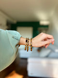 Tris di braccialetti in resina