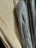 PRE ORDINE • Abito con cintura velluto luccicante grigio