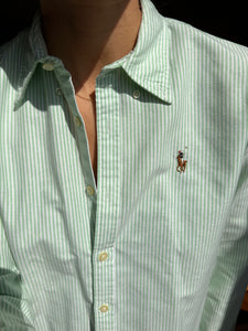 Camicia Ralph Lauren righe verdi