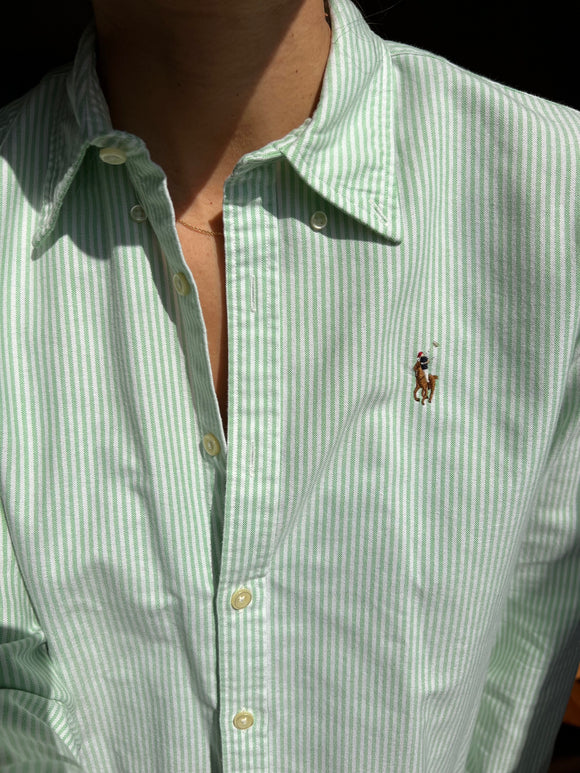 Camicia Ralph Lauren righe verdi