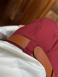Pantaloncino bordeaux taglio maschile