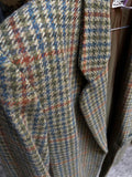 Blazer verde pied de poule colorato
