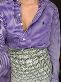 Combo pareo + camicia Ralph Lauren • viola e verde