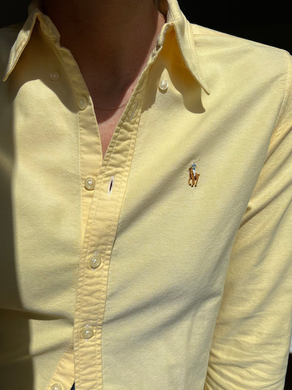 Camicia Ralph Lauren gialla XS