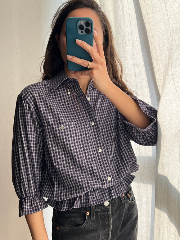 Camicia Gilbi Lacoste quadretti