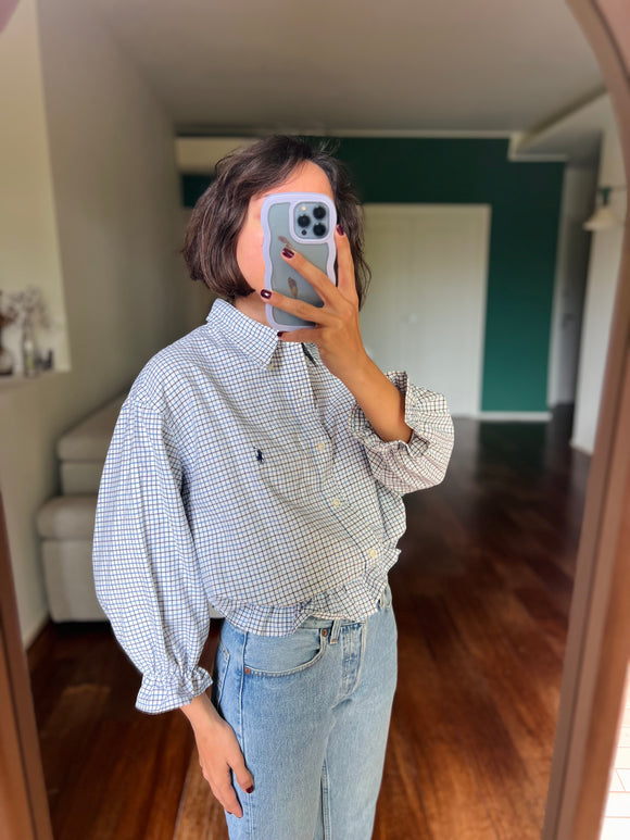 Camicia Gilbi Ralph Lauren bianca quadretti