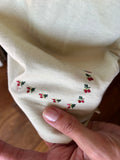 T-shirt color menta con ricami