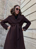 Cappotto sartoriale marrone