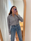 Camicia Ralph Lauren righe base bianca