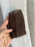 PRE ORDINE PERSONALIZZATO • Abito Bea cioccolato • corto • senza maniche