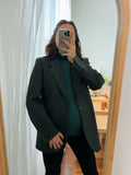 Blazer maschile spigato verde