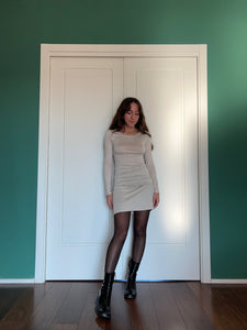 Sottoveste manica lunga beige