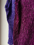 Maglietta velluto luccicante violetto