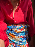 Combo pareo + camicia Ralph Lauren • rosso e blu