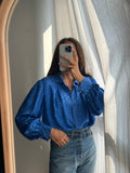 Camicia bluette maculata