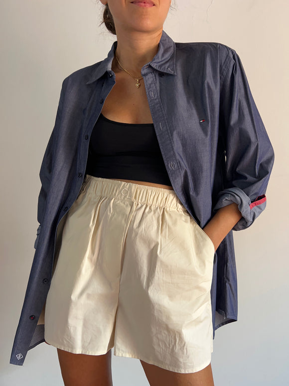 Camicia Tommy Hilfiger color denim