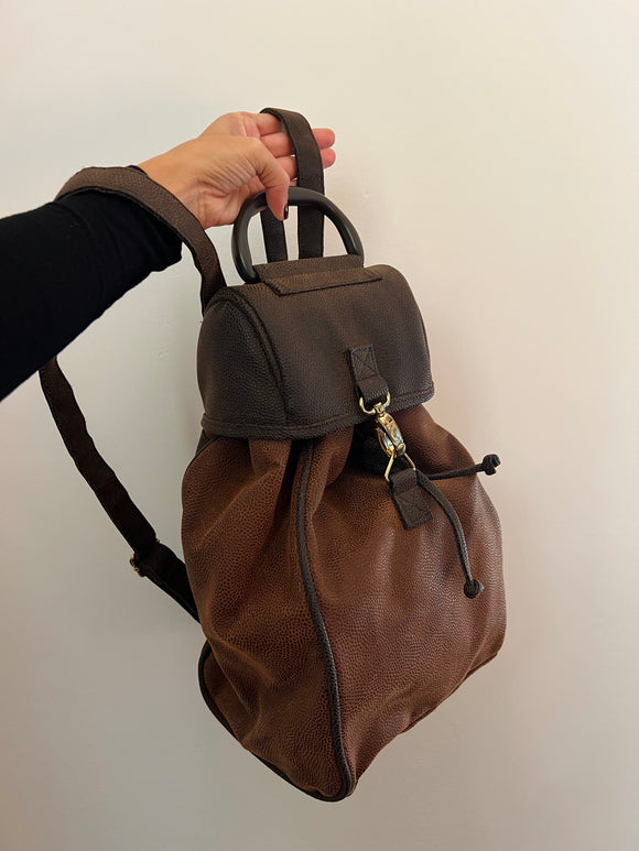 Zaino marrone bicolor