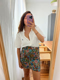 Combo pareo + camicia Ralph Lauren • bianco e fiori colorati