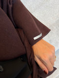 Cappotto sartoriale corto marrone