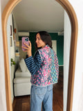 Gilet trapuntato grigio