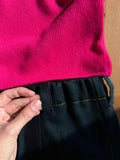 Gilet corto fuxia