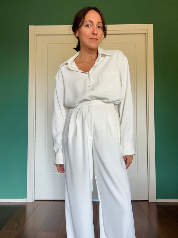 Camicia sartoriale bianca