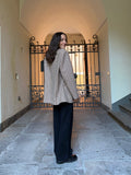 Blazer pied de poule con bordeaux e verde