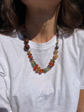 Collana pietre colorate