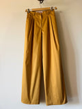 Pantalone Alberto cotone senape