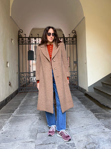 Cappotto marrone chiaro