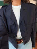 Giacca corta blu