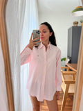 Combo pareo + camicia Ralph Lauren • rosa fiori e righe