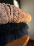 Cardigan trecce nero
