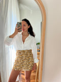 Combo pareo + camicia Ralph Lauren • fiorellini e bianco