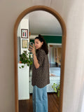 Camicia di seta con palme