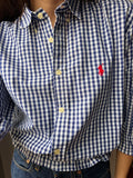 Camicia Gilbi Ralph Lauren quadretti blu