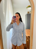 Combo pareo + camicia Ralph Lauren • bianco e blu