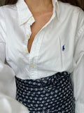 Combo pareo + camicia Ralph Lauren • bianco e blu