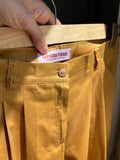 Pantalone Alberto cotone senape