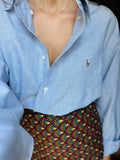 Combo pareo + camicia Ralph Lauren • azzurro pavoni