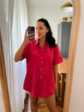 Combo pareo + camicia Ralph Lauren • fuxia e fiori