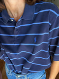 Polo Ralph Lauren blu righe azzurre