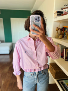 Camicia Gilbi Ralph Lauren quadretti rosa