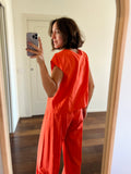 Maglietta cotone giapponese arancione