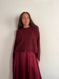 Maglione taschina bordeaux