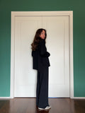 Pantalone lana merino • nero
